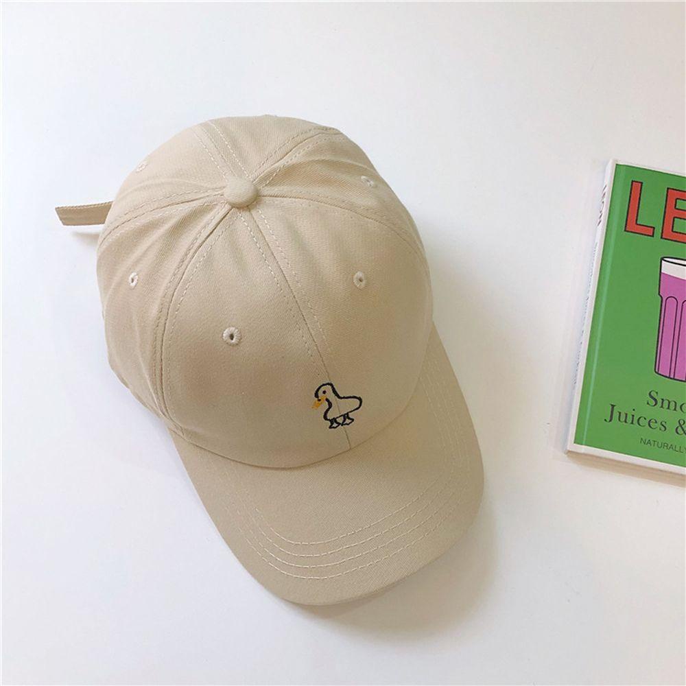 MXGOODS Mũ Lưỡi Trai Vải Cotton Thêu Hoạt Hình Kiểu Hip-Hop Hàn Quốc Cá Tính