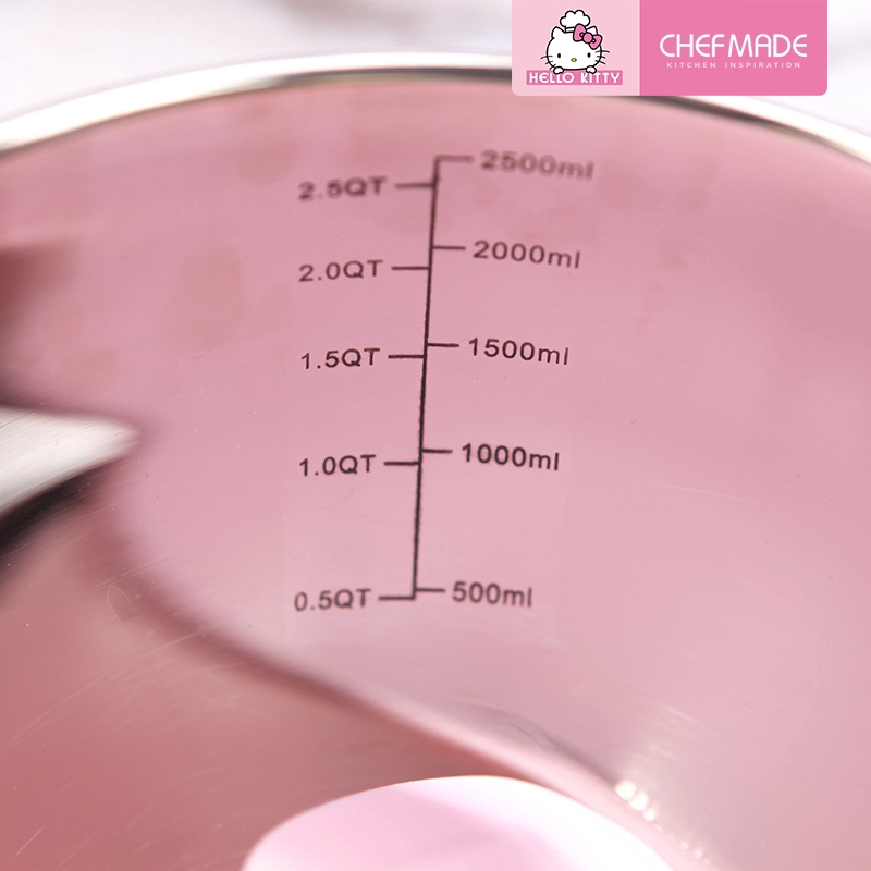 Bát đánh trứng Chef Made KT7011 bằng inox 304 phối silicon chống trượt 20cm