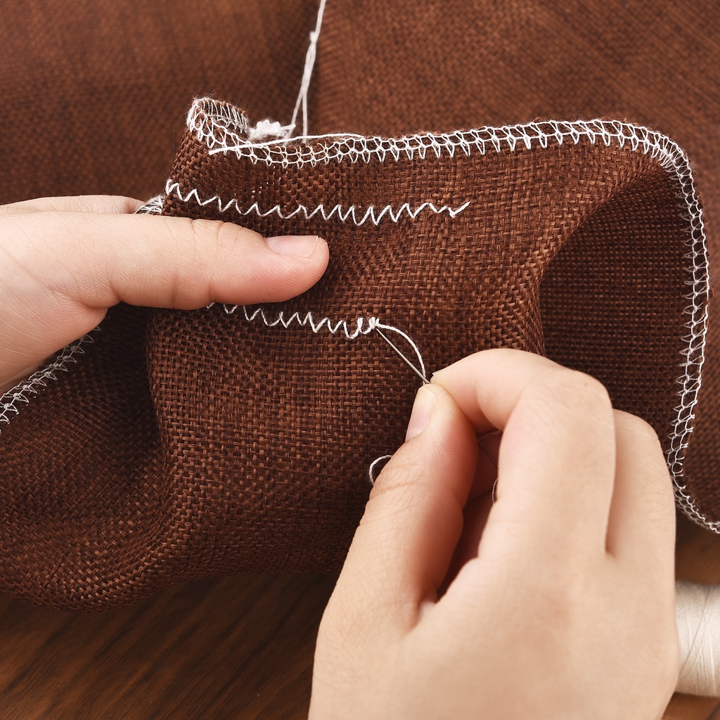 6 màu/bộ sợi may cuộn máy thêu tay 400 yard mỗi cuộn 100% polyester bền gia đình may kit