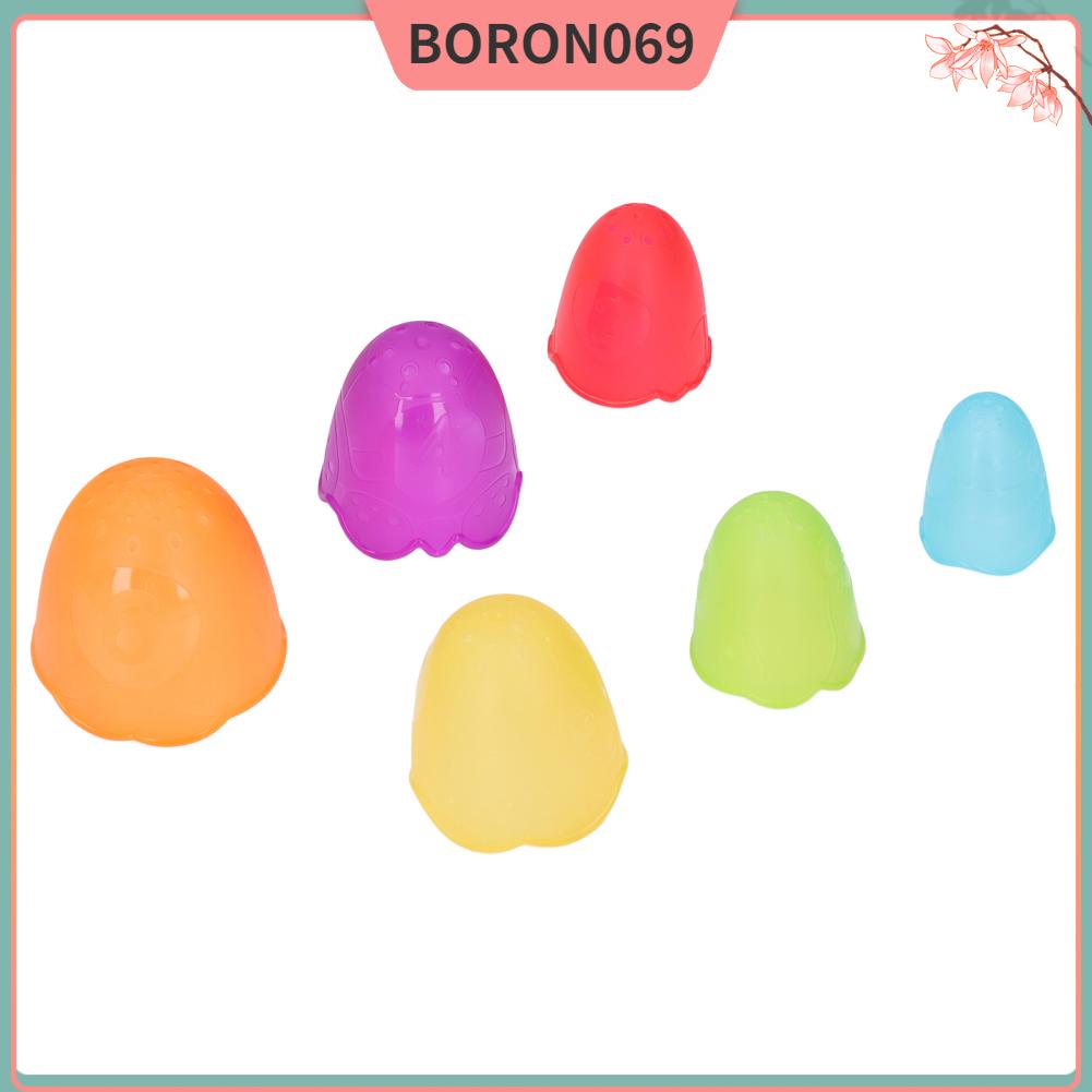 Boron069 Trẻ em Trứng xếp hình Cốc Số bé Mô Xếp cốc Giáo dục Phòng tắm Đồ chơi Quà tặng sinh nhật