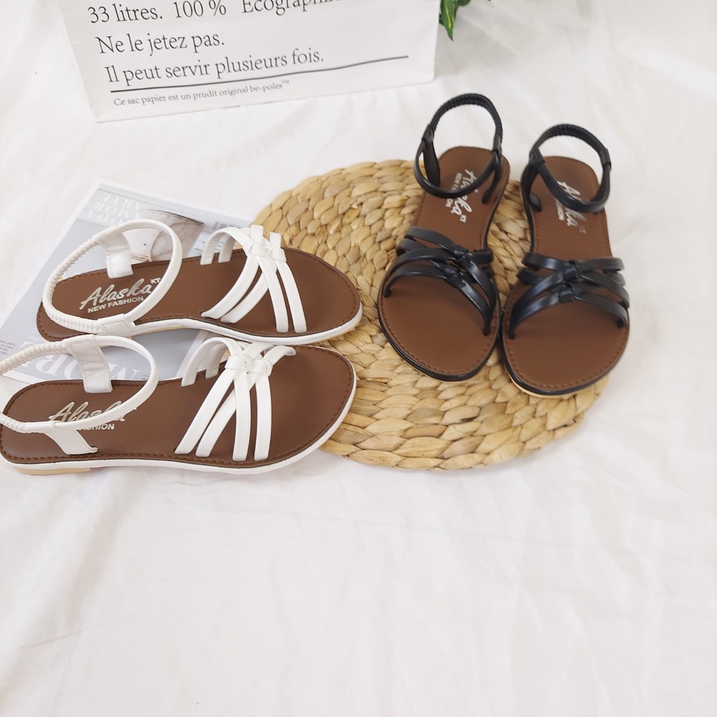 Sandal nữ đi học 💖𝑭𝑹𝑬𝑬𝑺𝑯𝑰𝑷💖 Giày sandal nữ đi học quai hậu, đế nhựa quai hậu - TB Sandal nu nut
