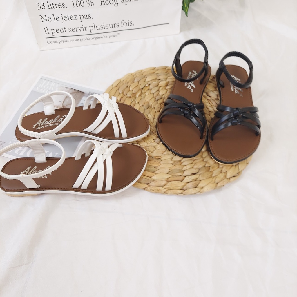 Sandal nữ đi học 𝑭𝑹𝑬𝑬𝑺𝑯𝑰𝑷 Giày sandal nữ đi học quai hậu, đế nhựa quai hậu - TB Sandal nu nut