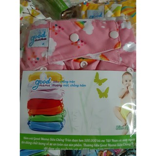 Bộ bỉm vải Goodmama siêu chống tràn size M và L cho bé từ 3 -18kg