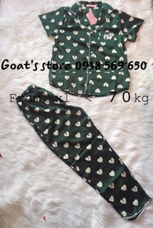SET ĐỒ BỘ LỤA SATIN SIZE XL