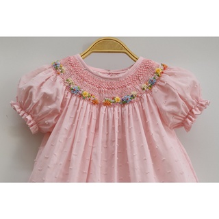 ĐẦM SMOCK ĐÔI MẸ VÀ BÉ TH HỒNG