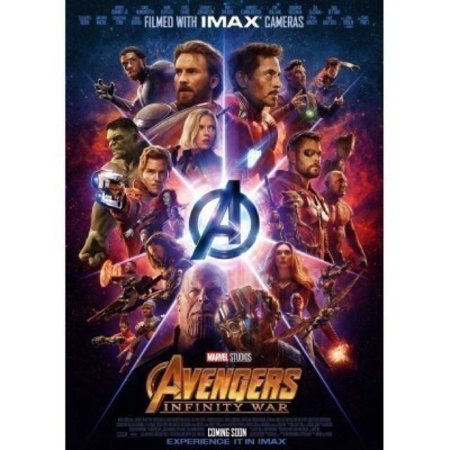 Tấm poster dán tường hình Avengers 3 Infinity War