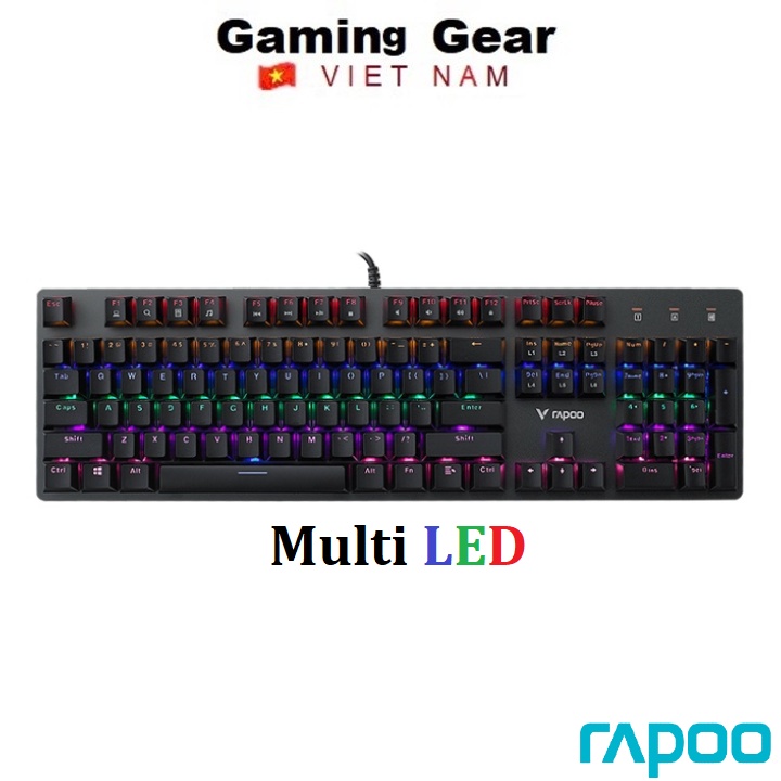 Bàn phím cơ Gaming Rapoo V500SE Blue Switch ( USB/Multi LED )