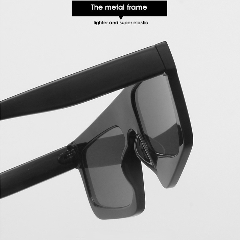 Kính Mát Thiết Kế Không Đối Xứng Phong Cách Retro Thời Trang Cho Nam Và Nữ