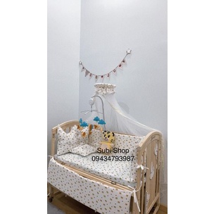 GA CHUN BỌC ĐỆM CŨI CHO BÉ VẢI MUSILIN ORGANIC - ẢNH THẬT 100%- VẢI SIÊU MÁT- GIÁ CỰC TỐT