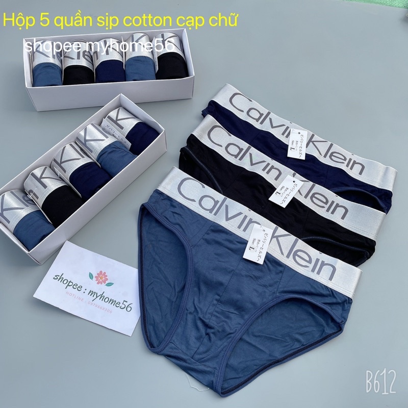 HỘP 5 QUẦN SỊP CẠP TO COTTON