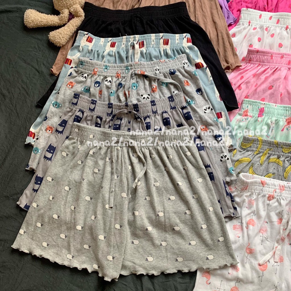 Quần Ngủ Nữ🥑XẢ LỖ🥑Quần Ngủ Hình Dễ Thương Nữ Ống Rộng Xuất Xịn Chất Mát nana store hn | BigBuy360 - bigbuy360.vn