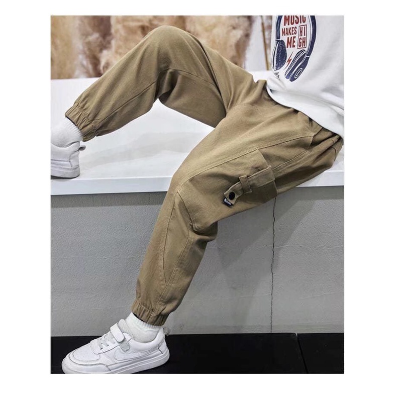 Quần Dài Dáng Rộng Thời Trang Thu Đông Dành Cho Bé Trai