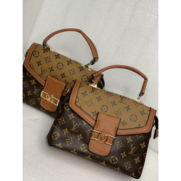 Túi đeo chéo họa tiết lv