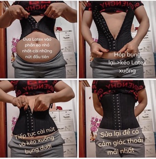 Latex tạo eo _ Đai nịt bụng