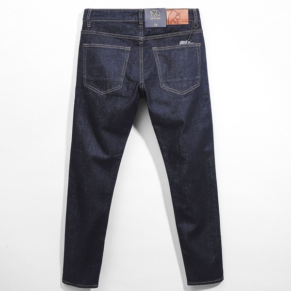 |Hẻm Store| Quần jean nam, quần bò nam SATOSHI SAQJ35 màu xanh indigo dáng vừa, form slimfit, trẻ trung | BigBuy360 - bigbuy360.vn