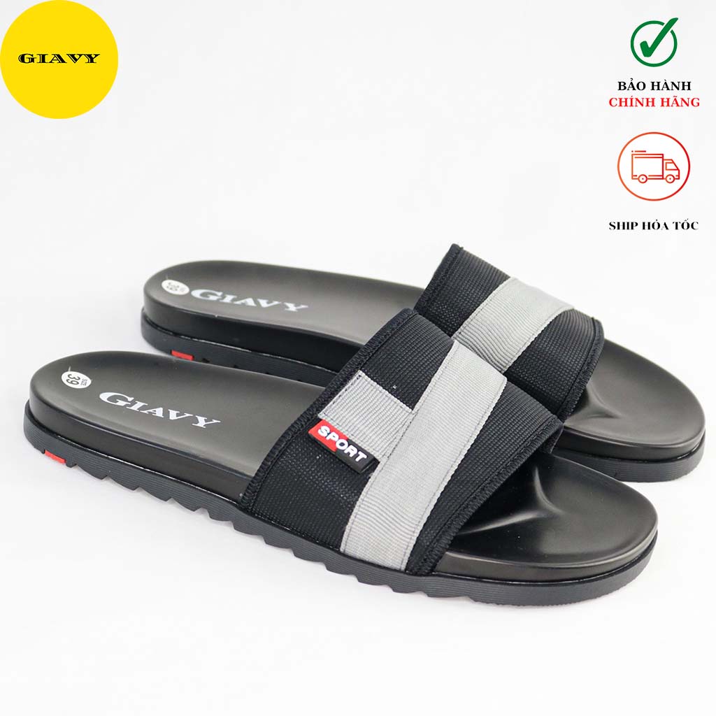 Dép nam quai ngang thời trang thời trang DU80 - GIÀY GIAVY