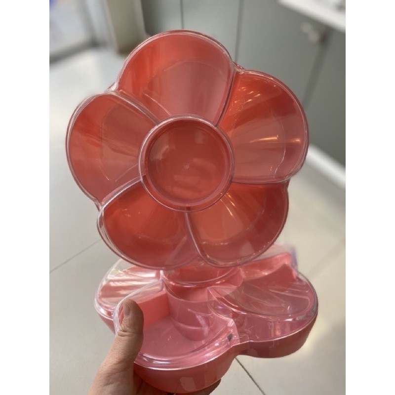 hộp hoa mai ,đế Hồng phấn ,nấp trong