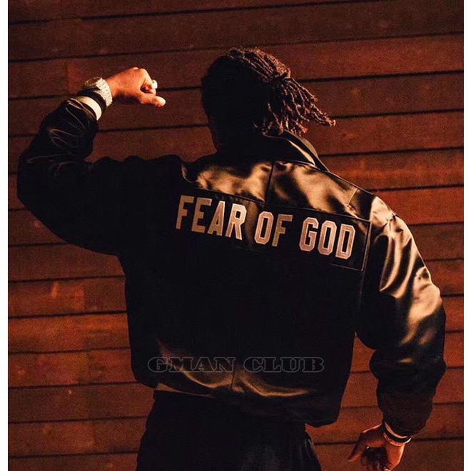 FEAR OF GOD FOG Season 5 Mainline Half-Zip Medal Jacket Embroidered Logo Baseball Uniform Coach Flight Jacket