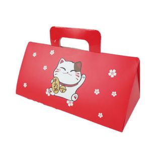Hộp Đựng Bánh quai xách  Lucky Cat