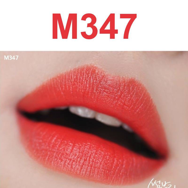 Son Guerlain Kiss Kiss Matte Màu M347 Zesty Orange 3.5 gr Hàng Chuẩn 100%