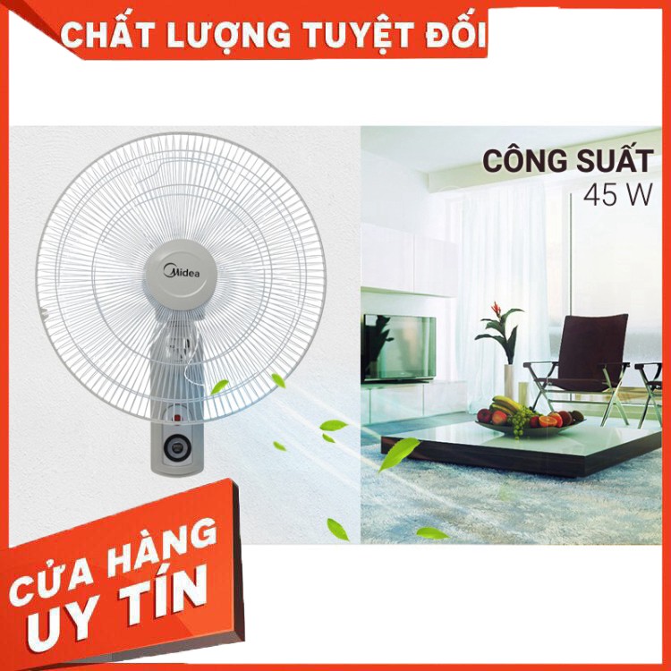 [Hàng chính hãng] Quạt Treo Tường Midea FW40-15VFR -bảo hành 36 tháng Mới 100%