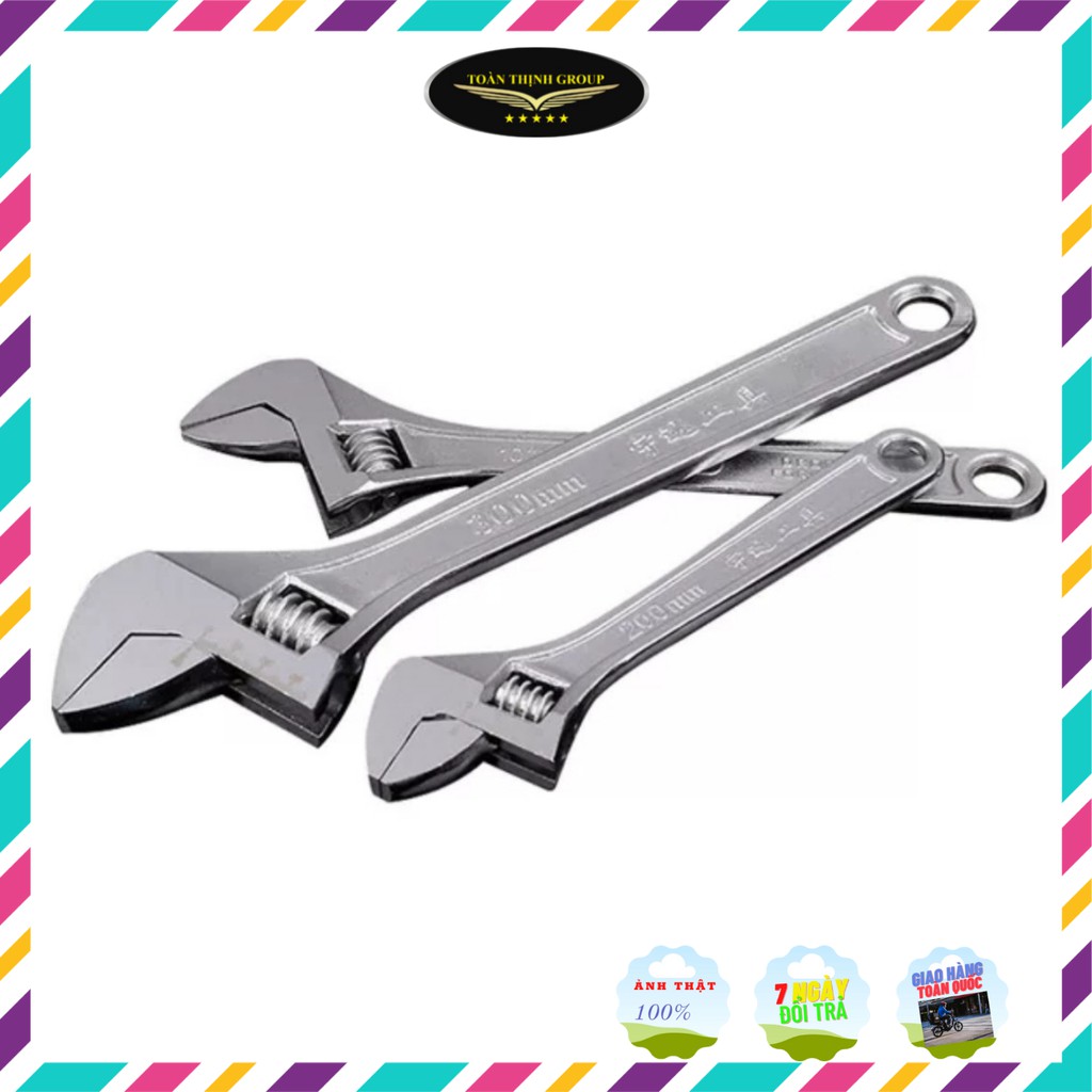 Mỏ Lết 6 inch, 8 inch, 10 inch, 12 inch - Mỏ Lết Thép Hợp Kim - Độ Bền Cao
