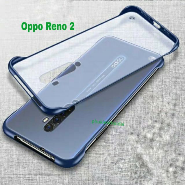Ốp lưng Oppo Reno 2 / Reno 2F trong mờ nhám siêu mỏng không bo cạnh