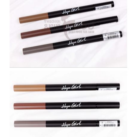 Chì Kẻ Mày Ngang Hai Đầu Hope Girl 3D Edge Eyebrow Pencil 0.35g