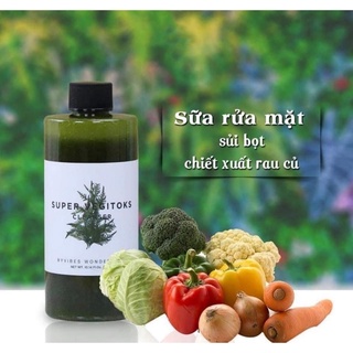 Sữa rửa mặt rau củ quả thải độc