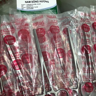 ✅ [HÀNG LOẠI 1] Panh PEN y tế thẳng có mấu,PANH Pen kẹp bông băng y tế thẳng có mấu 12cm 18cm 14cm HÀNG PAKISTAN