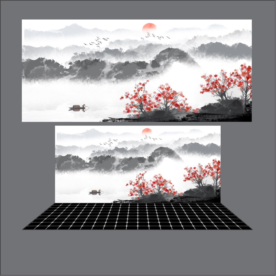 Decal dán hồ cá 3D nhiều kích thước giá rẻ_TRANH LƯNG