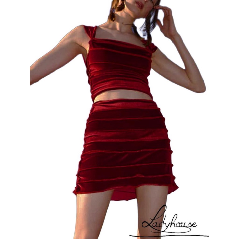 Áo Không Tay Hai Dây Xếp Ly Màu Trơn Đơn Giản Dành Cho Nữ Đi Biển Mùa Hè