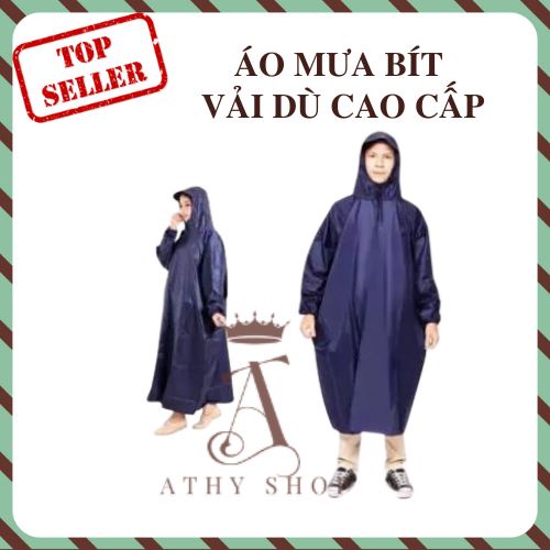 ÁO MƯA BÍT TOÀN THÂN 1.4M KHÔNG LO BỊ ƯỚT, rain wear 1 người, áo mưa không xẻ tà an toàn, rainwear một người 1 person