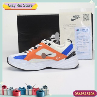 Giày thể thao sneaker M2k trắng cam full box 1.1. -Rio