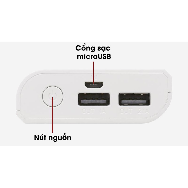 Pin sạc dự phòng 19.000 mAh Xmobile Gram 6S Trắng