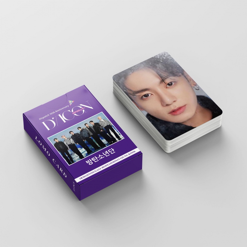 Hộp 55 Ảnh Lomo Card Nhóm Nhạc BTS D 'Festa 10TH