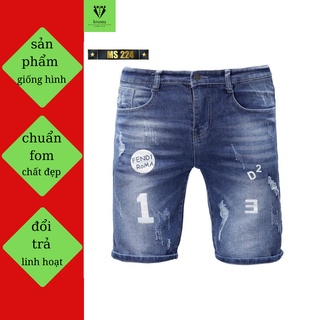 Quần Short  Nam, Short Jean HOT, Co Dãn, Phong Cách Hàn Quốc 224