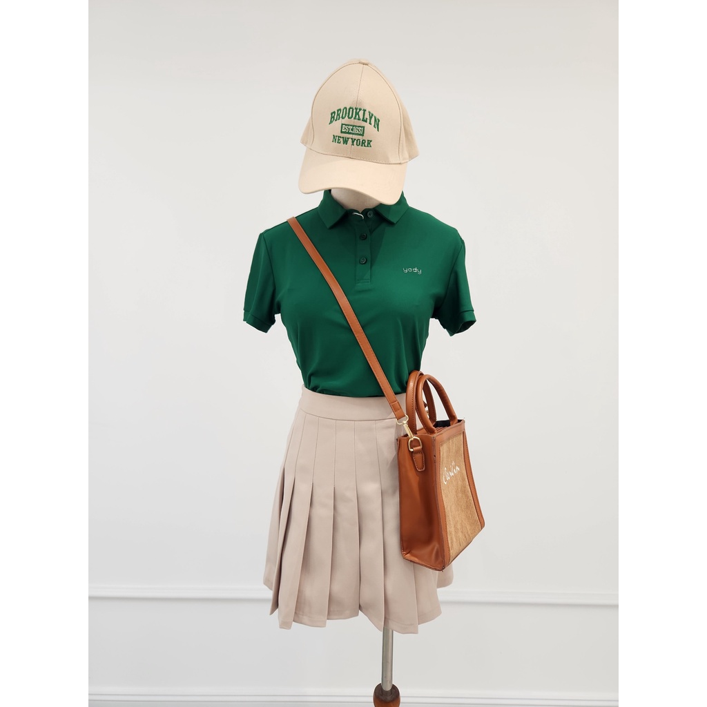 [SALE 50%] Áo polo nữ YODY vải mềm mát thấm hút nhanh mau khô năng động nhiều màu APN5424