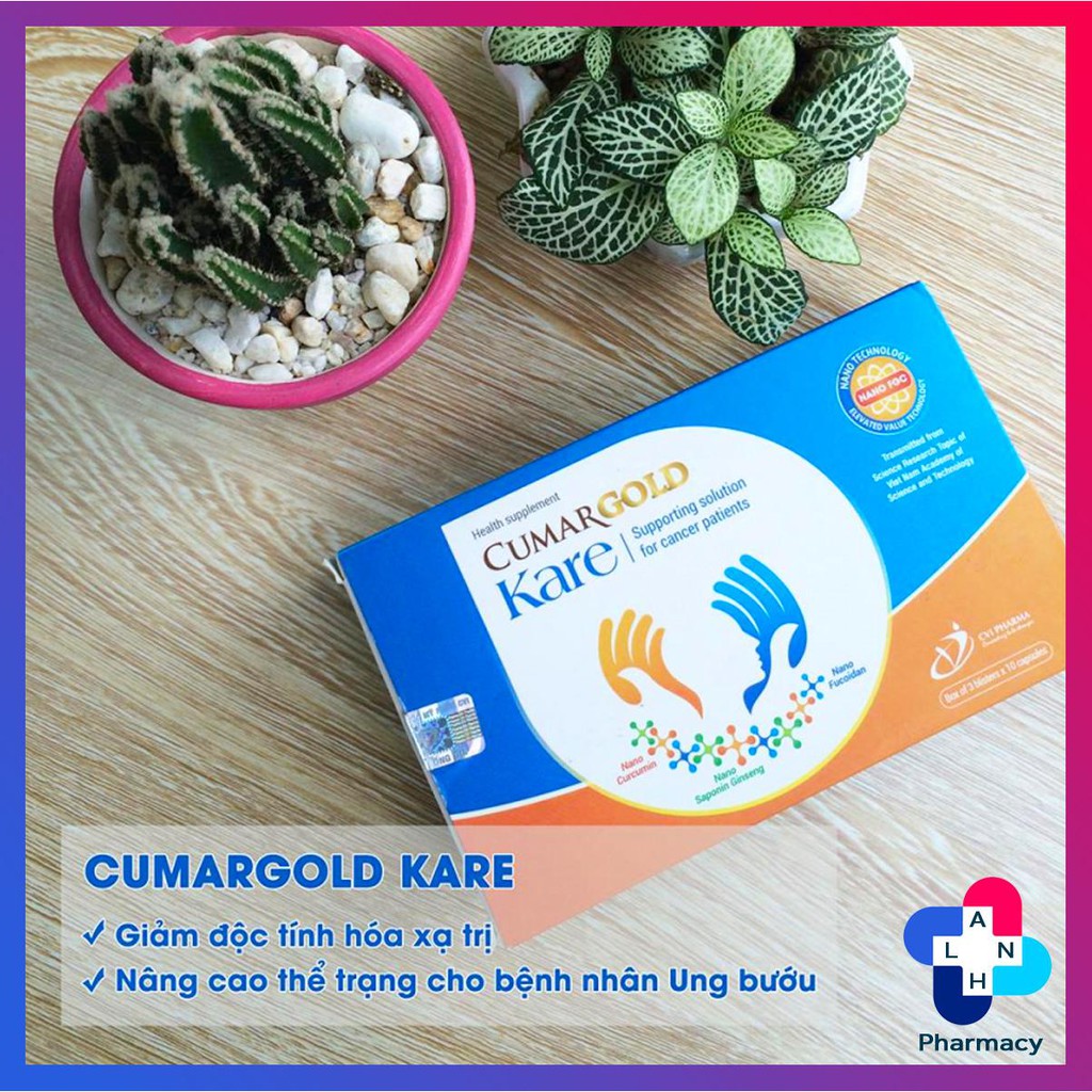 CUMARGOLD KARE (Hộp 30 viên) – Bổ sung các chống oxy hóa, tăng sức đề kháng.