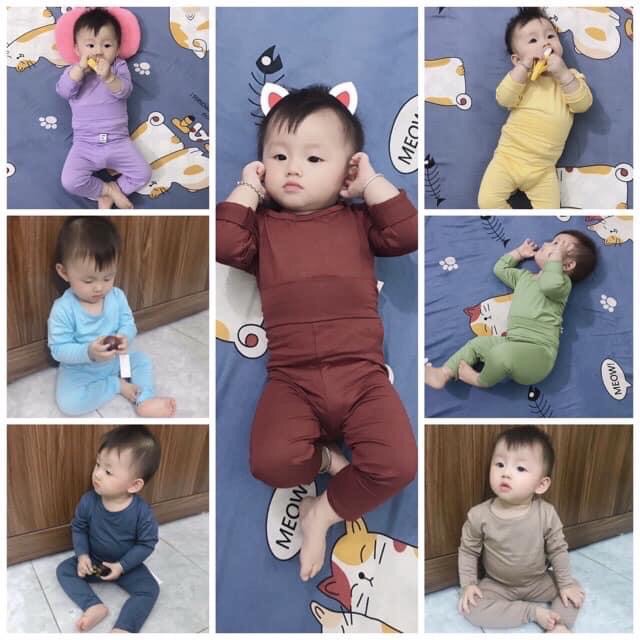 [CHUẨN LOẠI 1] Bộ bé trai Peekaboo dài tay cạp cao vải THUN LẠNH MỀM MƯỚT siêu thích - quần áo trẻ em từ 5-18kg