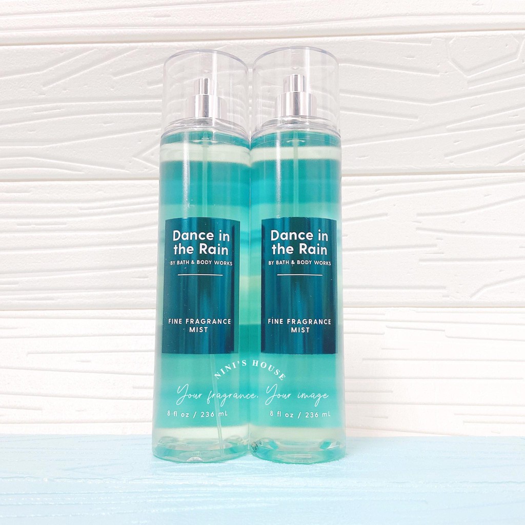 Xịt thơm bodymist Bath and Body Works mùi Dance in the rain