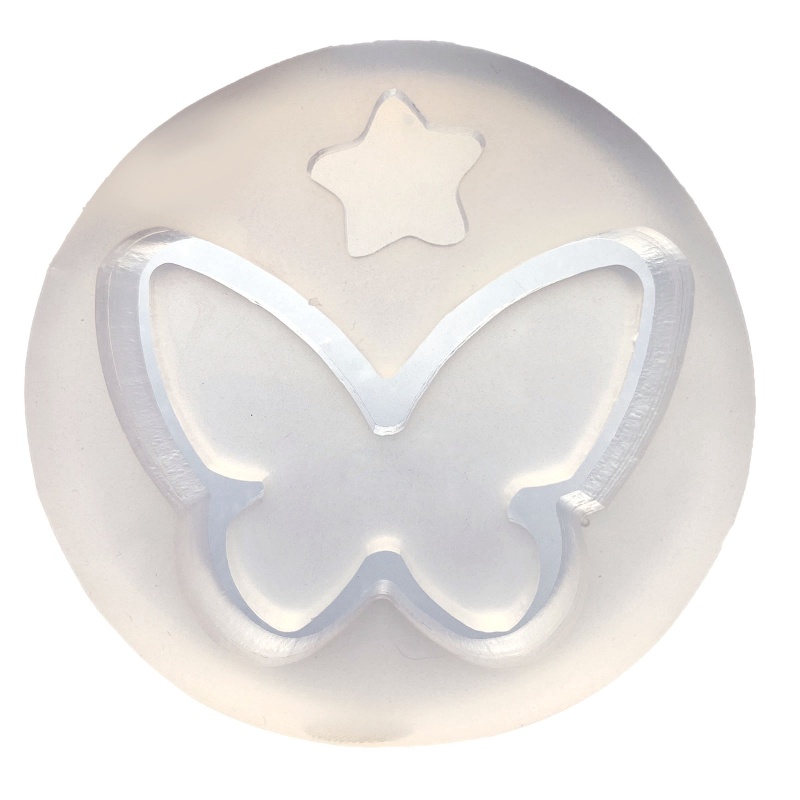 Khuôn Silicone Làm Mặt Trang Sức Hình Trái Tim/Bướm
