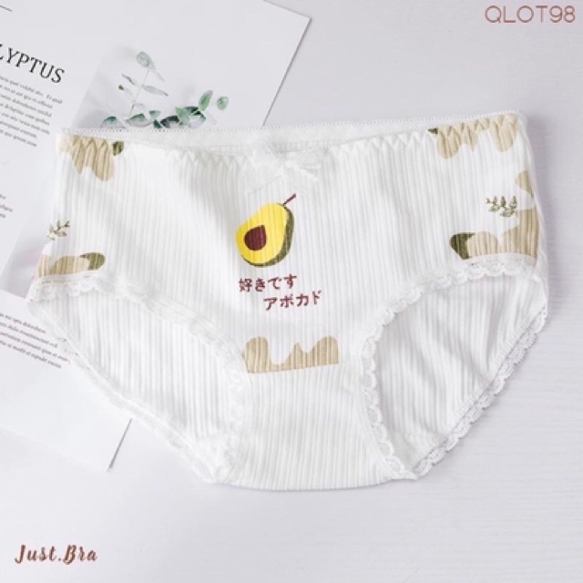 QUẦN LÓT QUẢ BƠ SIÊU KUTE ( Được chọn màu)