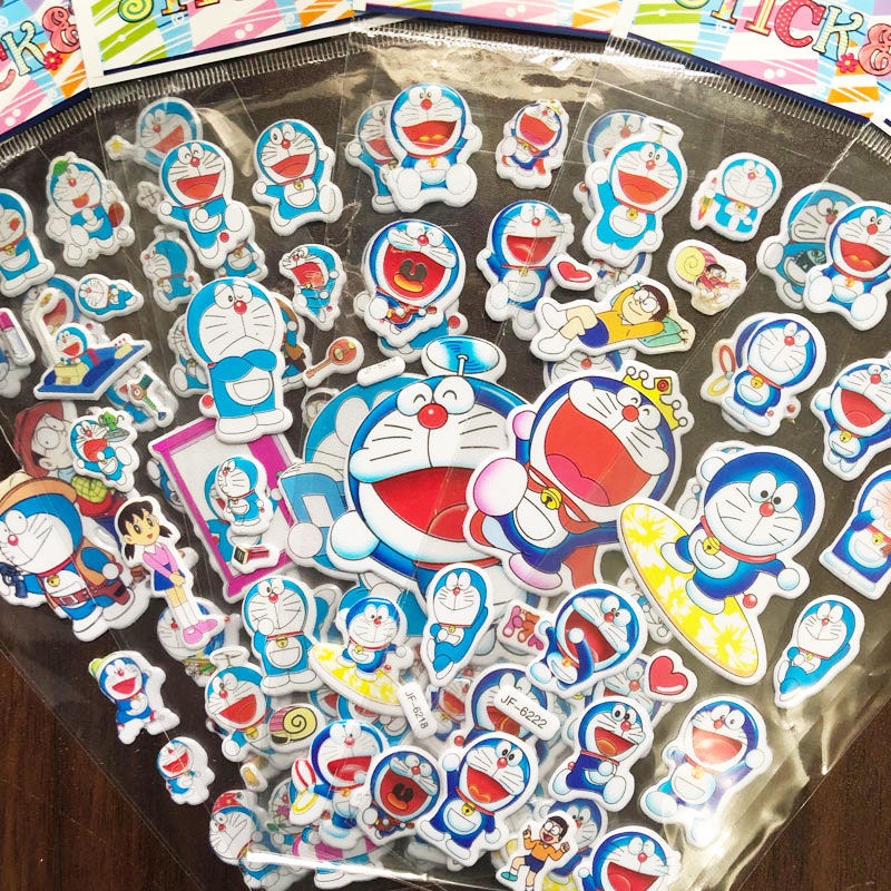 Miếng Dán 3D Hình Heo Peppa Pig Hoạt Hình Ba Chiều Dành Cho Trẻ Mẫu Giáo