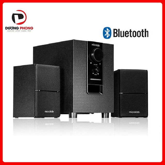 [Mã 2404EL10K giảm 10K đơn 20K] Loa vi tính Microlab M106BT 2.1 - Âm thanh cực hay - Có bluetooth Chính Hãng