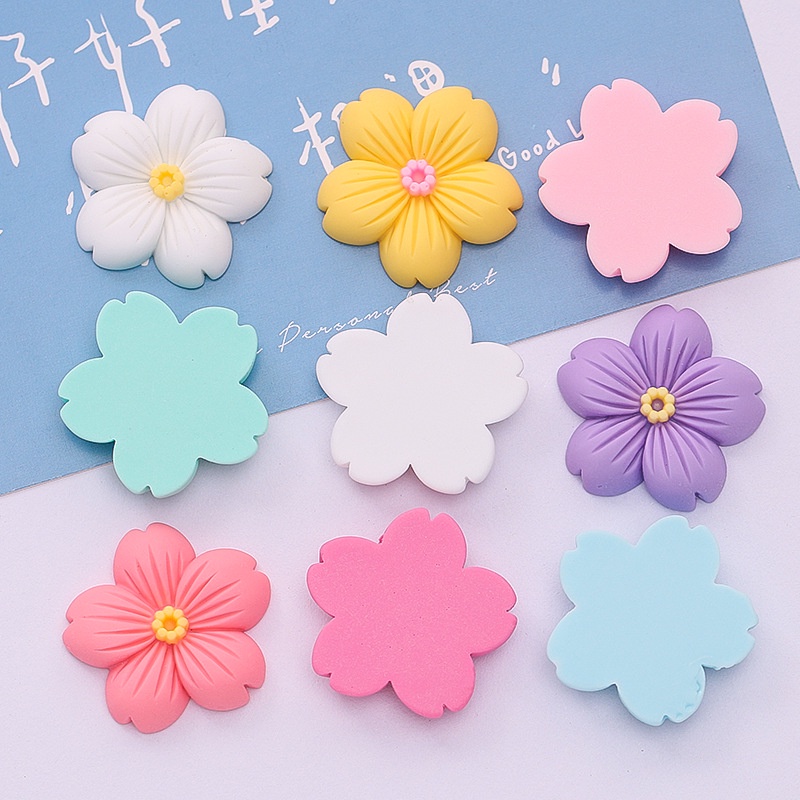 Bộ 10 Ghim Cài Áo Trang Trí Hình Hoa Anh Đào Xinh Xắn