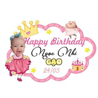 combo bảng tên chibi cho bé