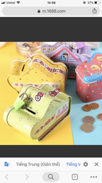 Hòm tiết kiệm tiền cho bé