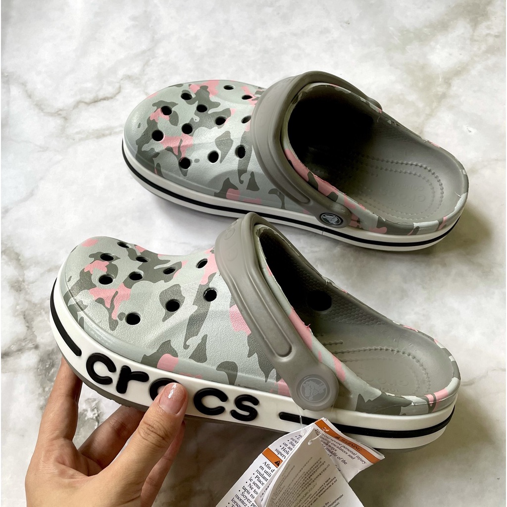 [Tặng 12 Jbitz] Dép Sục Cross Baya Camo Vảy Sơn