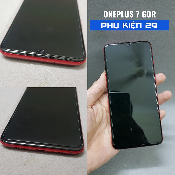 Bộ 2 kính cường lực Oneplus 7T Chính Hãng Gor chống bám vân tay ( Trong suốt )